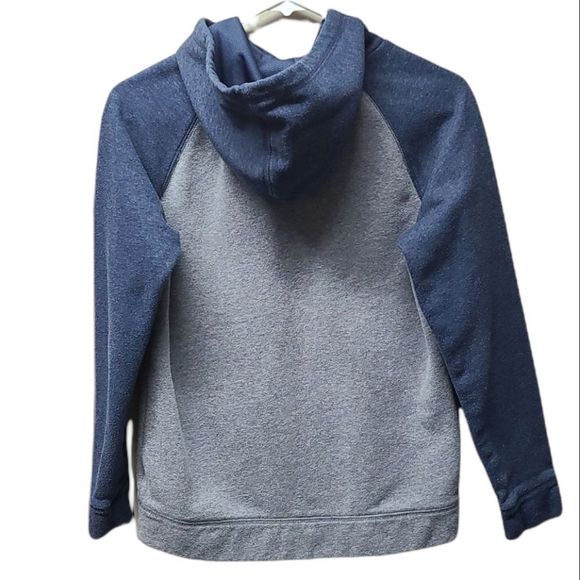 Tek Gear Boys navy gray hoodie large - Picture 2 of 3